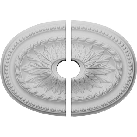 Ekena Millwork Saverne Ceiling Medallion, 18 1/2"W x 13 1/2"H x 3 1/2"ID x 1 7/8"P CM18SA2-03500